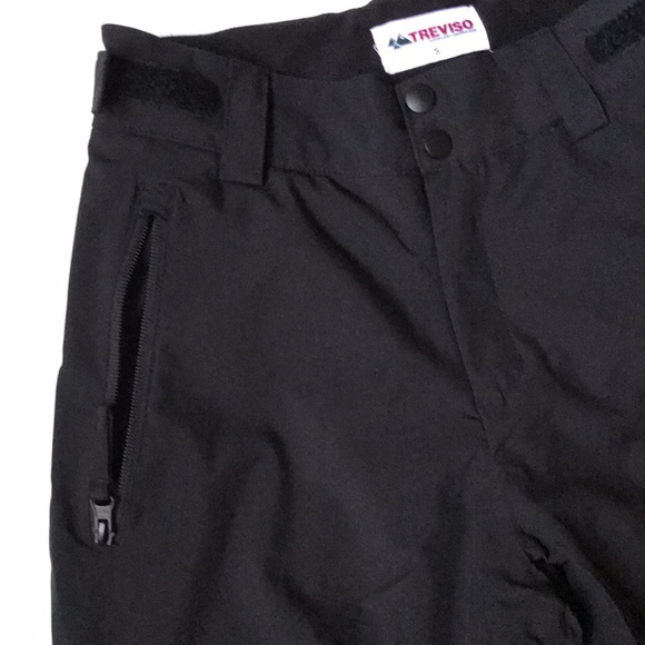 New small black Treviso from Italy Primaloft insulated snow ski board pants - Picture 4 of 7